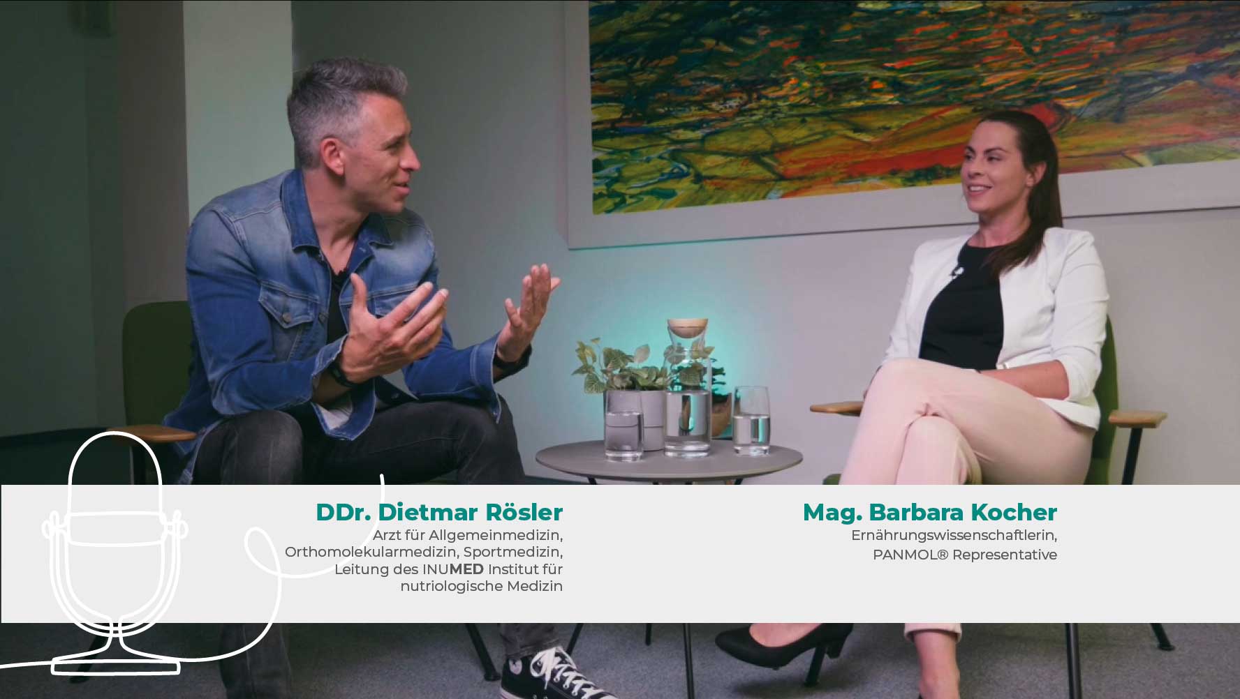 DDR. Dietmar Rösler und Mag. Barbara Kocher in INUMED Sprechstunde - Podcast